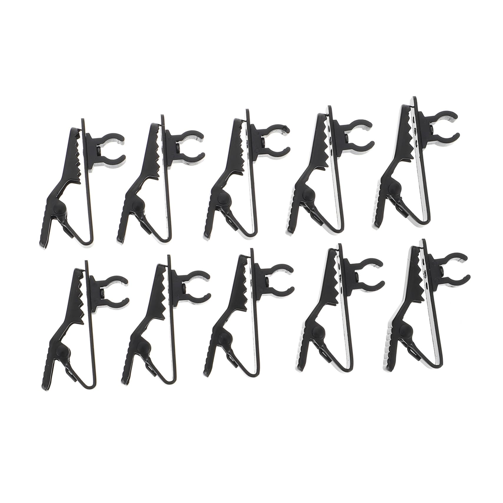 ifundom 10Pcs Lavalier Microphone Clips Durable Mic Holders for Easy Attachment School Office Ktv and Stage Performances Secure Your Mic with Compact Lightweight Design