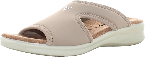 Valleverde Women's Slippers 25321 Beige Elastic Fabric