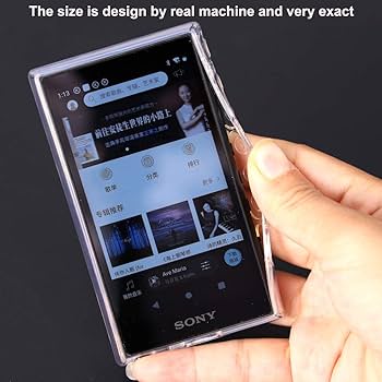 【美品】SONY NW-A105HN 16GB 保護フィルム保護ケース付きブルー Amazon.co.jp: に適合する ソニーNW-A100 A105 A106 A107ケース