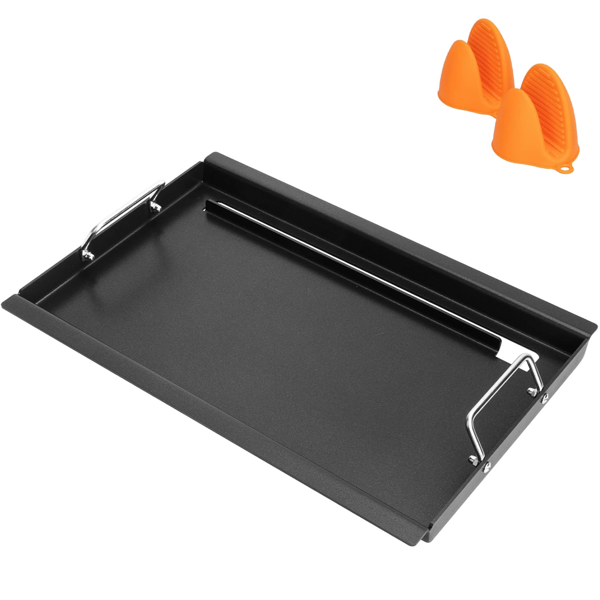 Full-Size Griddle Inserts for Charbroil Performance 4 Burner, Flat Top Griddle for Charbroil Grill 463354021 463365021 463352521 463365522 463350521, Replacement Parts for G426-0004-W1 G426-0005-W1