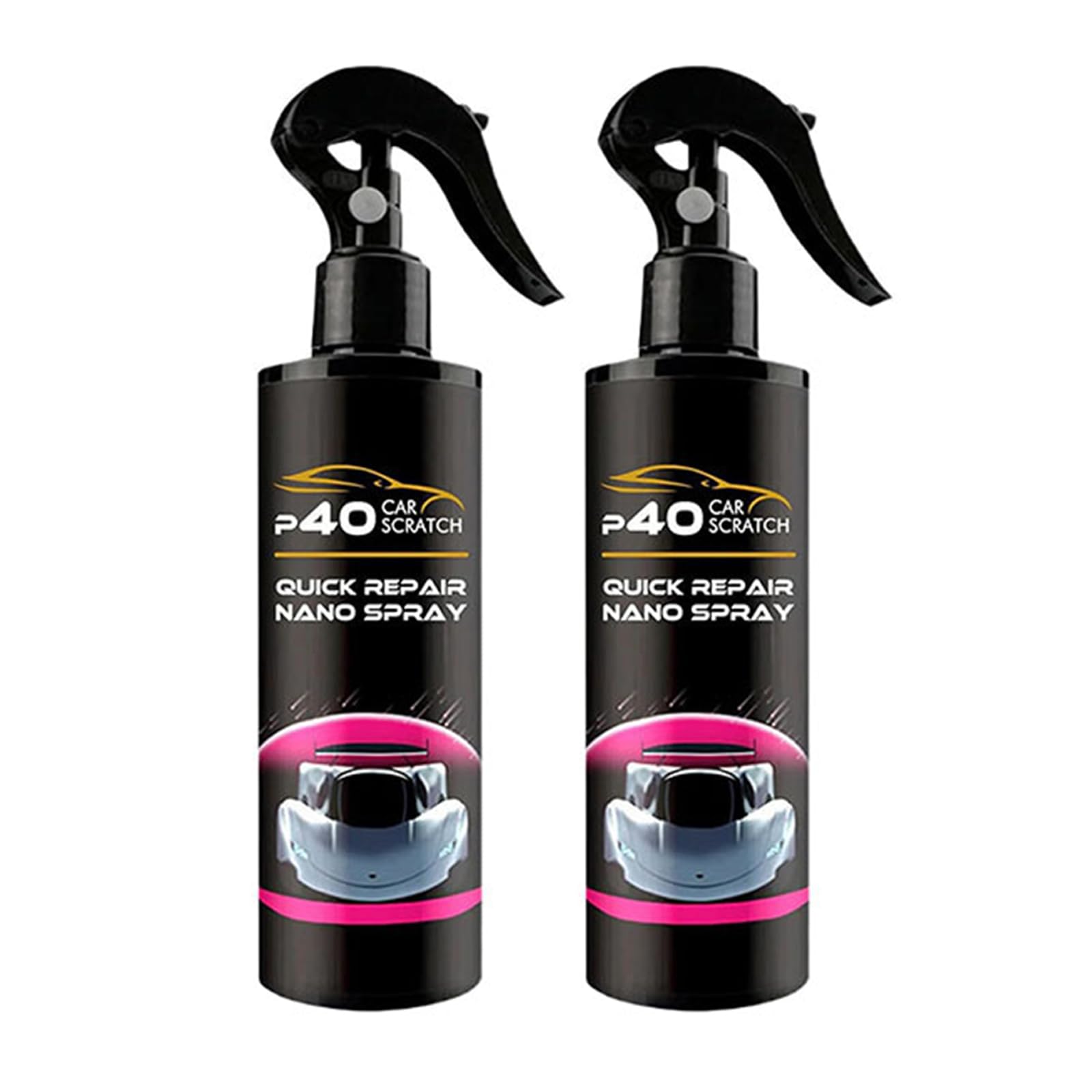 2pcs P40 Car Scratch Quick Repair Nano Spray – Instant Invisible Scratch Remover,Quick Paint Restoration,Long-Lasting Protection,All Cars &amp; Surfaces