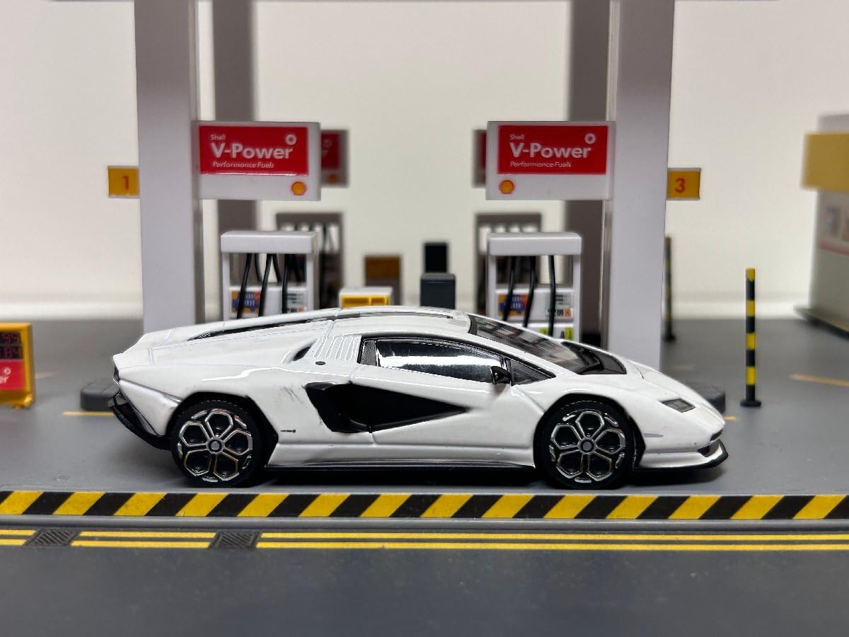 Amazon | burago 1/43 Lamborghini Countach LPI 800-4 2022 ホワイト
