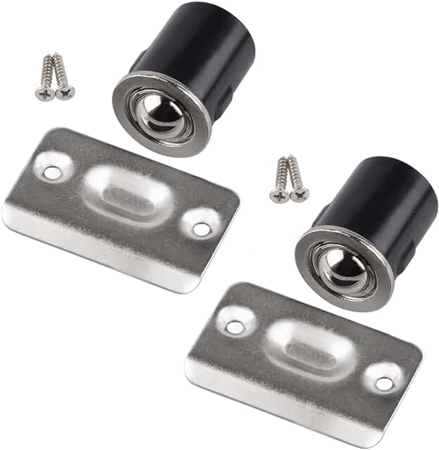 HOMOTEK Satin Nickel Ball Catch