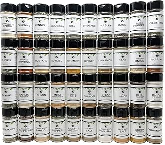 Ultimate Pantry Seasoning, Herb, Spice and Seasoned Salt Set | 40 Count | Premium All Natural | Everything Your Spice Rack Needs! | Create Unique Flavors at Home!