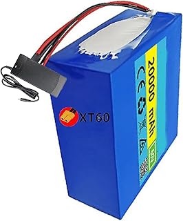 60V Ebike Lithium Battery 20Ah E-Bike Battery Lithium Battery With BMS + Charger, Ebike Battery Electric Bicycle Battery For 250W-1000W Motor 60V 20Ah,XT60 plug