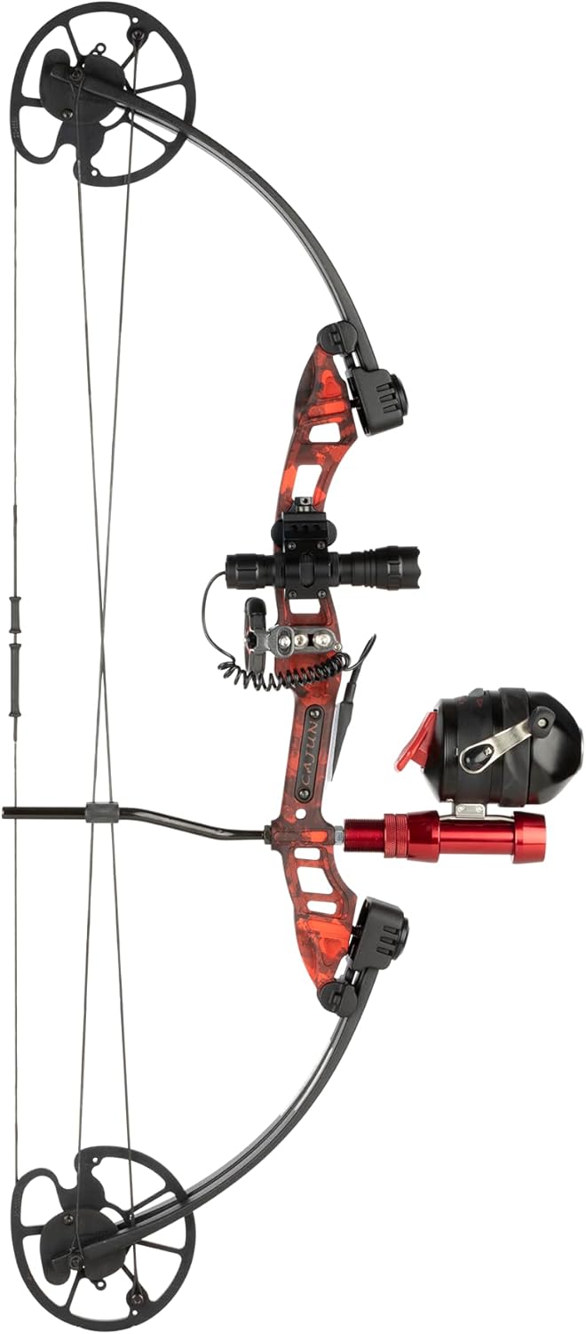 Cajun Bowfishing Picatinny Style Bowfishing Light - 1200 Lumens Performance, Waterproof, and Easily Mountable with Rechargeable Batteries and Pressure Switch