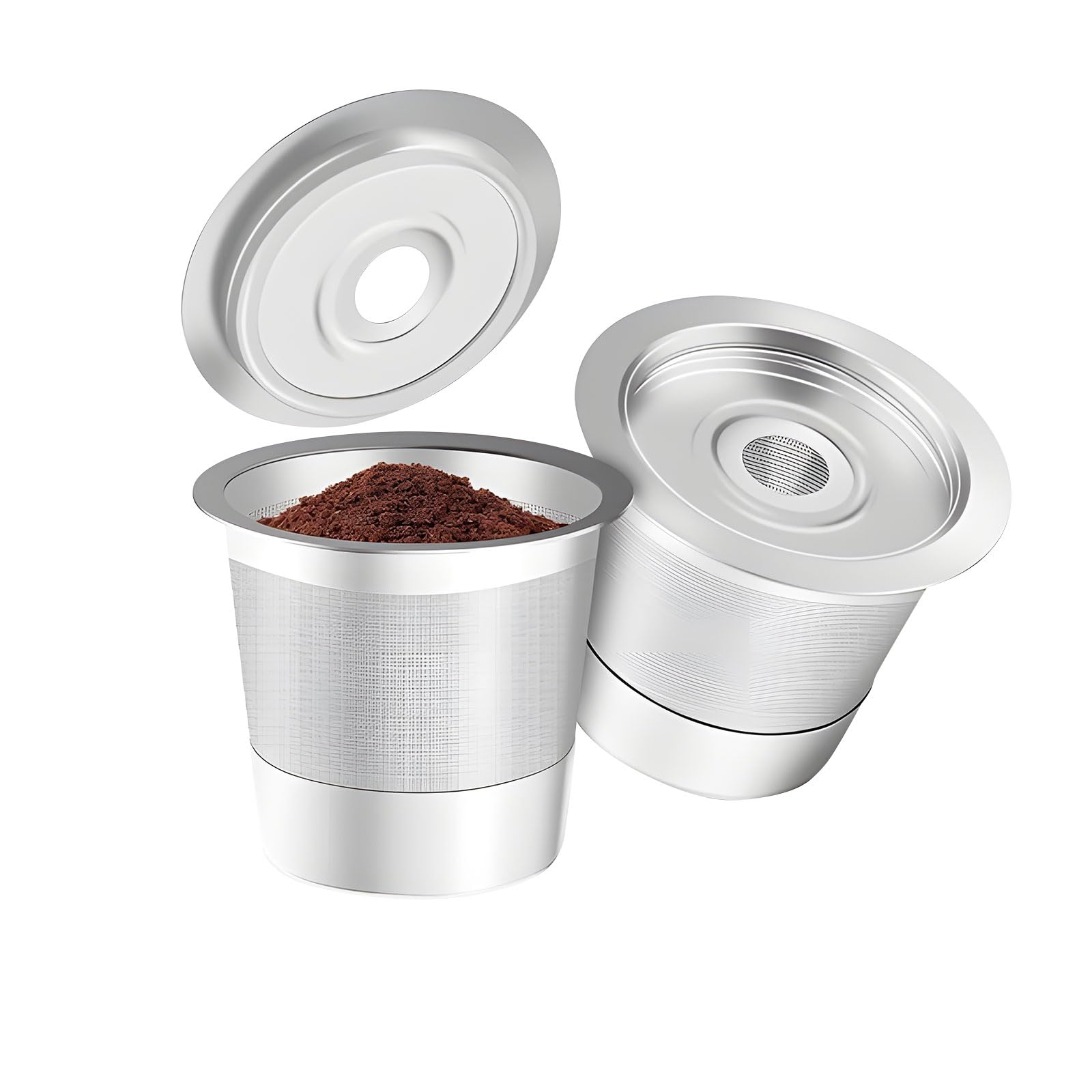 Taza de café de acero inoxidable, cápsulas K, cápsulas, recargables, de acero inoxidable, para fabricantes