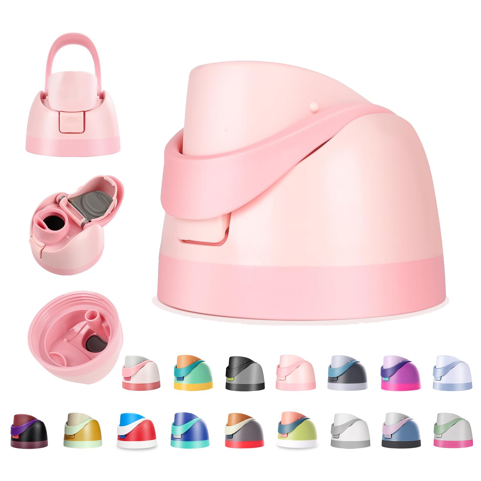 Replacement Lid for Owala Freesip Water Bottle, Compatible with Owala Lid and Cap, Premium Accessories for 16oz 24oz 32oz 40oz Bottles,Leak-Proof,BPA-Free1