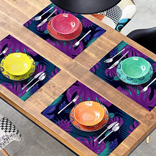Sets de table résistant à la chaleur lavables anti-taches - 8