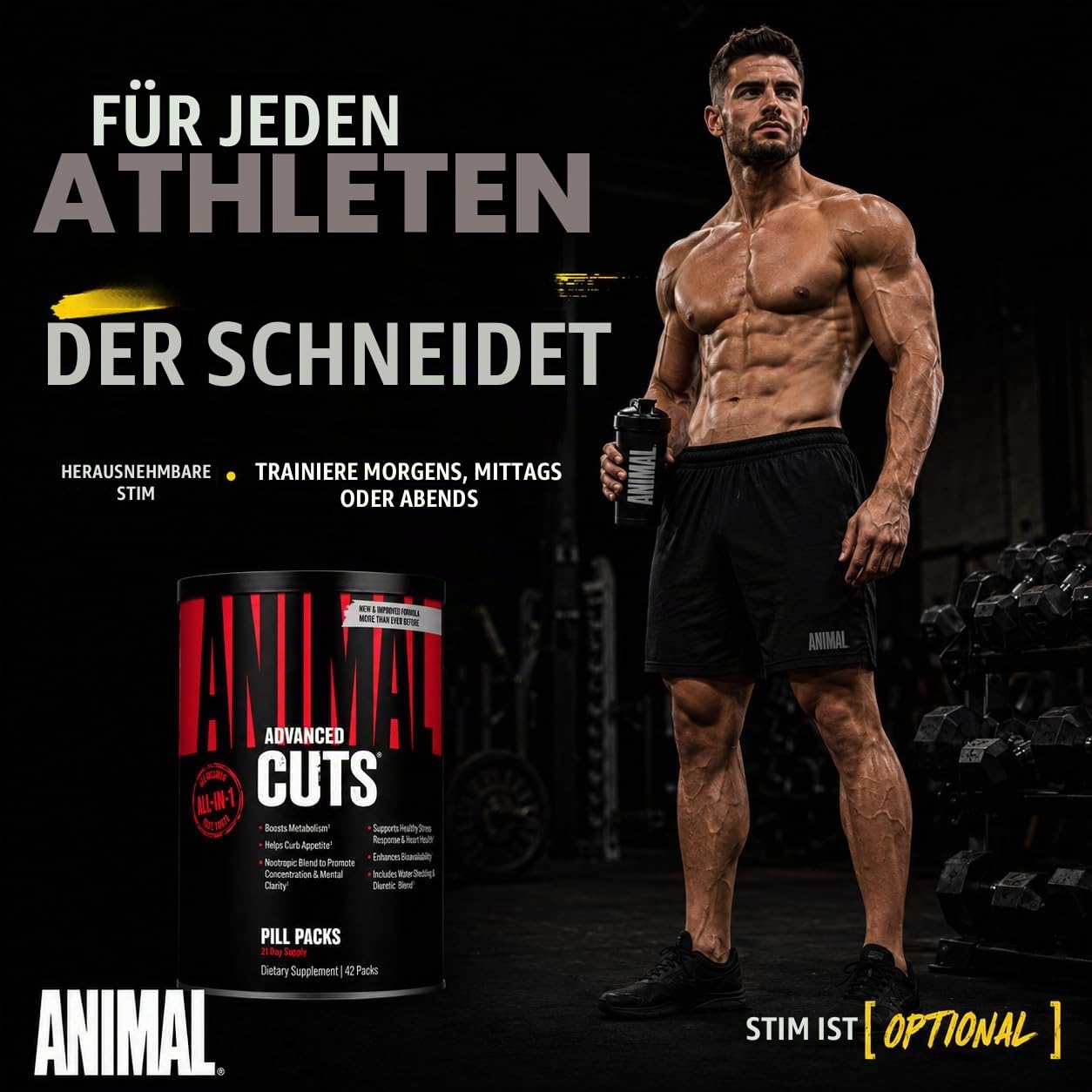 Universal Nutrition, Animal Cuts, Ephedra-free, Pa