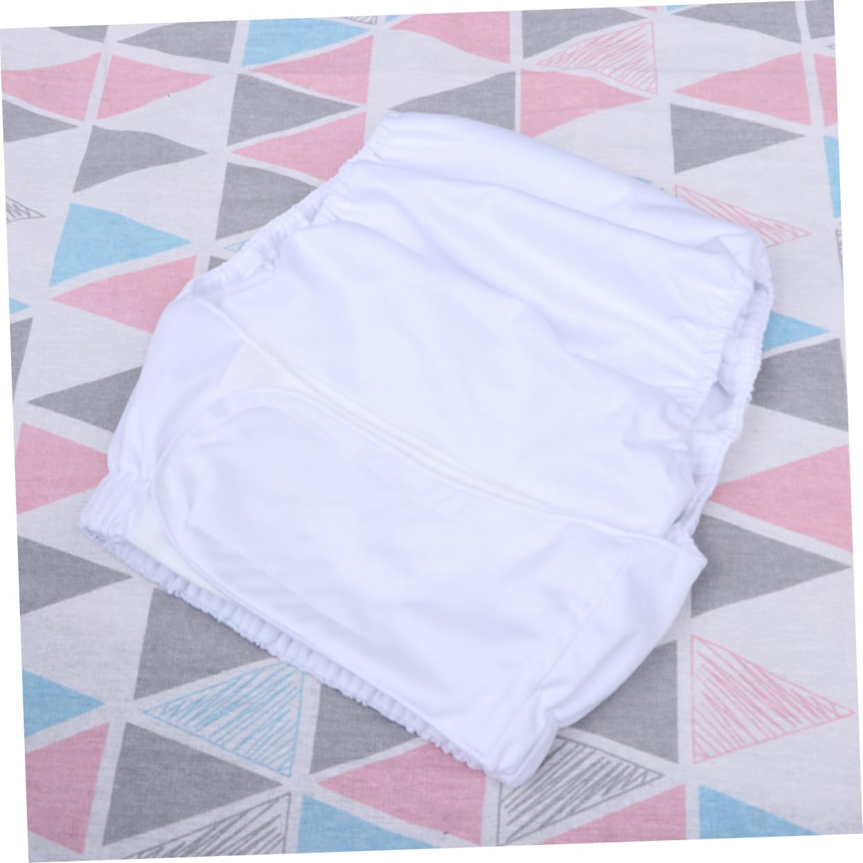IWOWHERO Djustable Diapers Washable Leakproof Comfortable Incontinence Protection White Medium Size