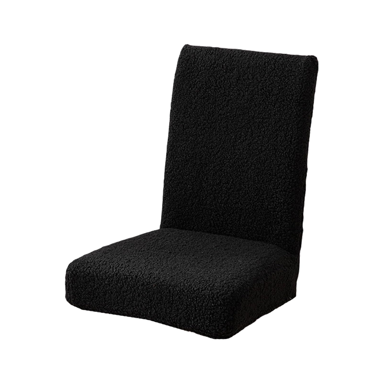 Jazuaiao Plushie Chair Sleeve Chair Slipcover for Dining Room and Kitchen Householder Seatcover Elegant Wedding Banquet Sleeve