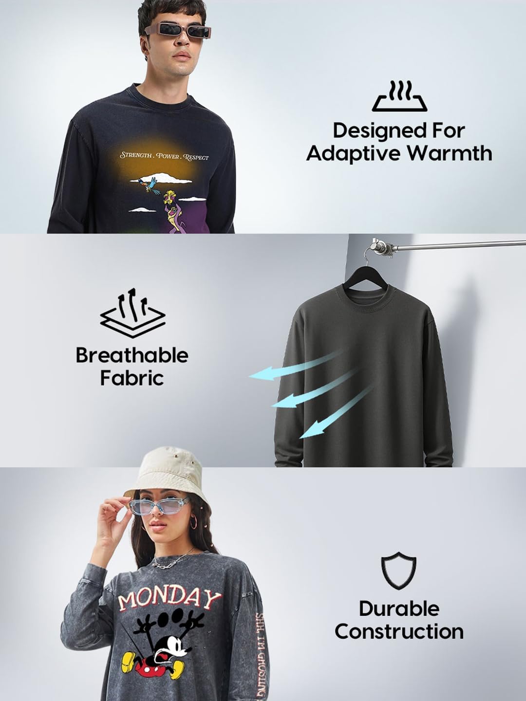 Bewakoof Streetwear - Maglietta da uomo, 100% cotone, con stampa grafica, vestibilità normale, scollo rotondo, in cotone, abbigliamento casual