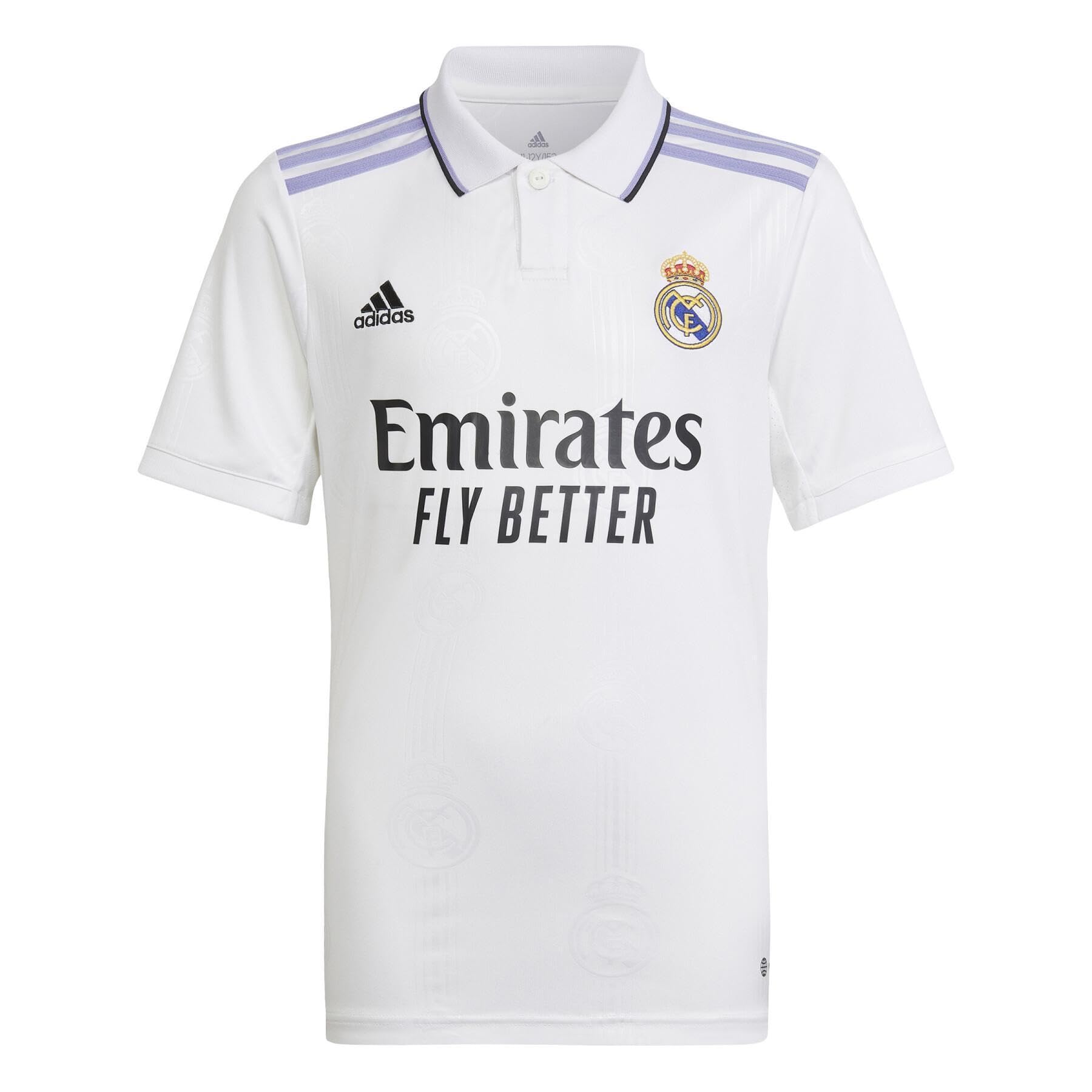 adidas Youth Soccer Real Madrid 22/23 Home Jersey