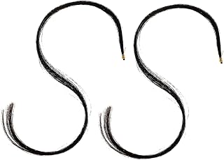 LIOOBO Bundles Horse Hair Replacement for Cello Bow Accessories Durable String Parts for Repairs and Maintenance Black