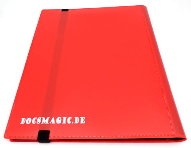 Foto 2 de 6 de docsmagic.de Pro-Player 9-Pocket Album Red - 360 Card Binder - MTG - PKM - YGO - Álbum para Tarjetas Roja