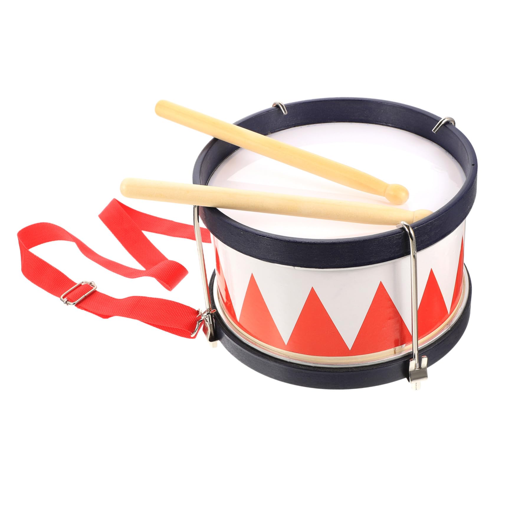 Didiseaon Instrumento de Percusión Caja de Metal Rojo para Niños Juguete Educativo Musical Infantil Aprendizaje Desarrollo Habilidades Sensoriales Juego Familiar 1 Unidad Color