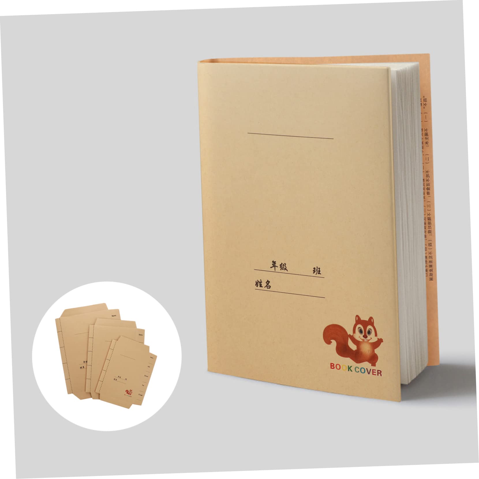Copertina Libro in Carta Kraft 30 Pezzi, Regolabile per Libri e Testi
