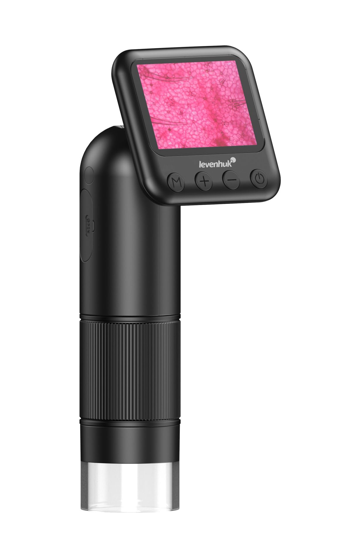 Levenhuk Kelvin HPM25 Tragbares Fotomikroskop | 800x Digitales Smartphone-Mikroskop, 2MP Kamera IPS-Farbdisplay LED-Licht, Kompakt, PC-kompatibel, für Erwachsene und Kinder
