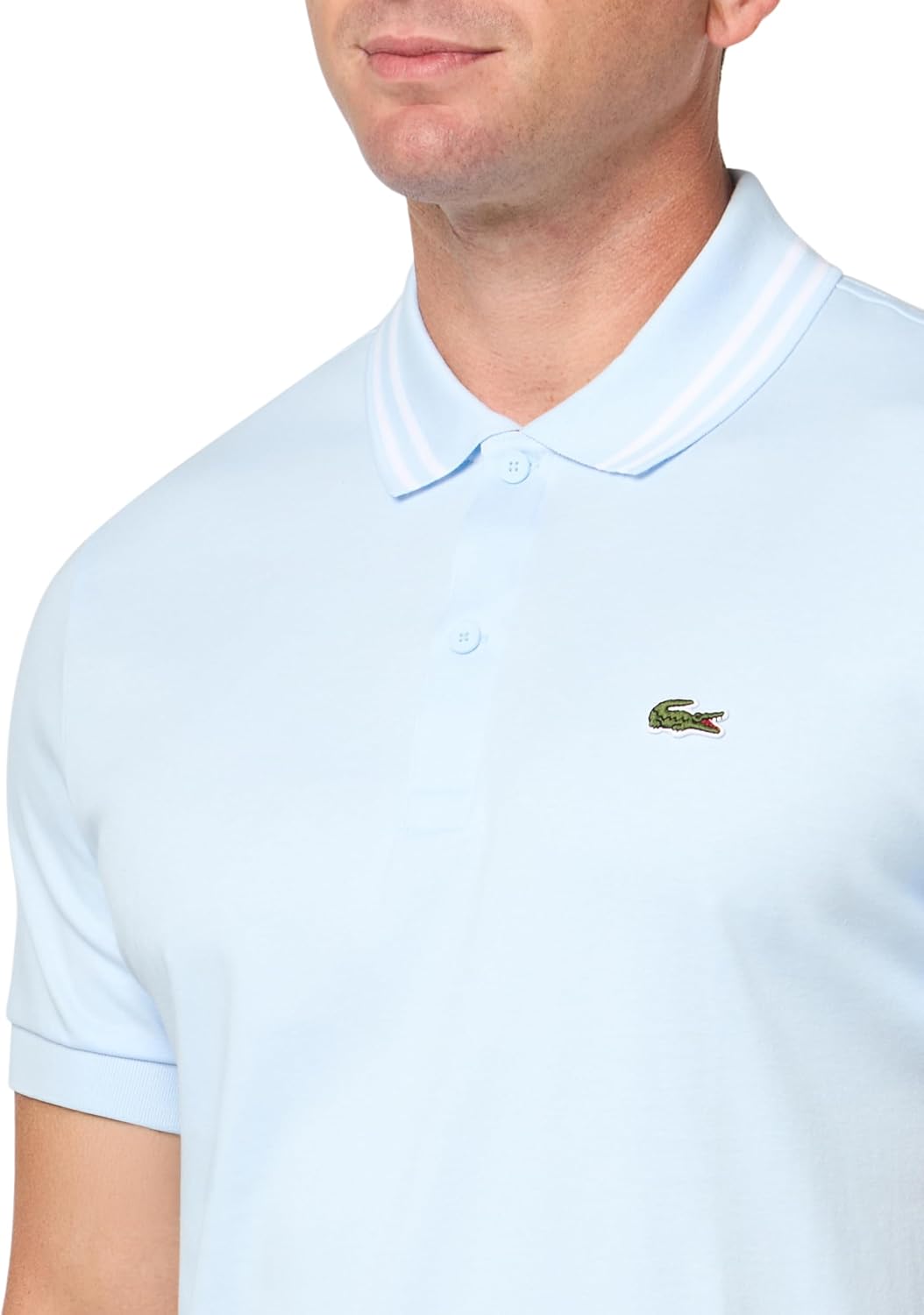 Lacoste Mens Regular Fit Cotton Pima Interlock Polo Shirt - Image 5
