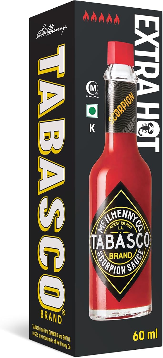 TABASCO® Scorpion Sauce 60ml Tabasco's hottest sauce Amazon.co.uk