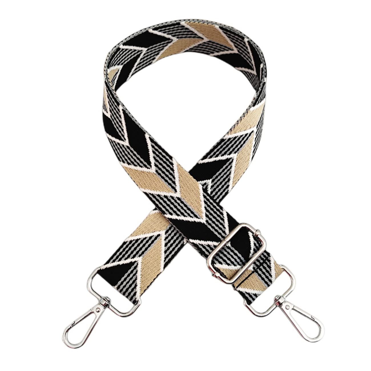 Tracolla Regolabile Per Borsa Donna - Cinghia Colorata Larga 3.8cm, Con Moschettoni Argento, Lunghezza 80-130cm - Foto 7