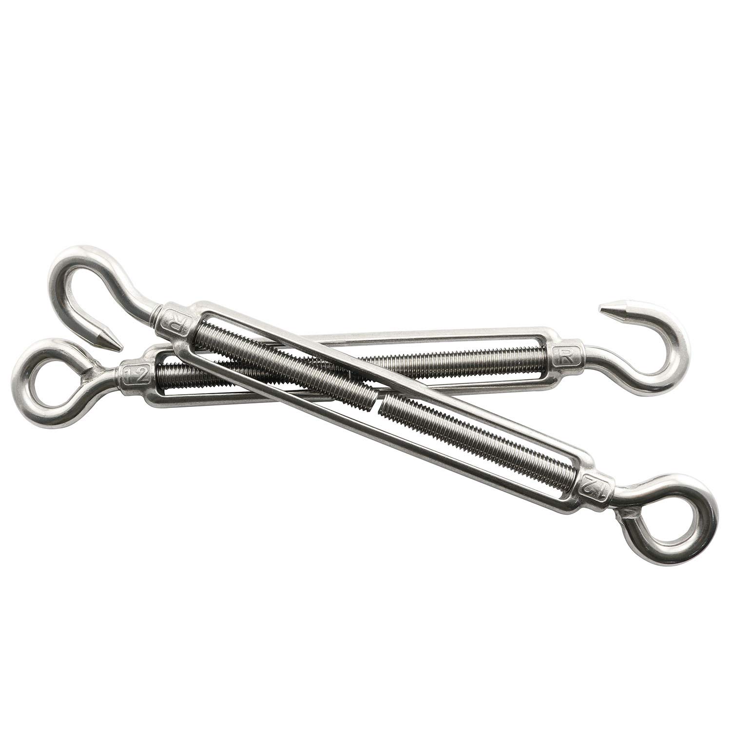 Stainless Steel Turnbuckle Hook And Eye Heavy Duty Tensioner - Hook And - View #9