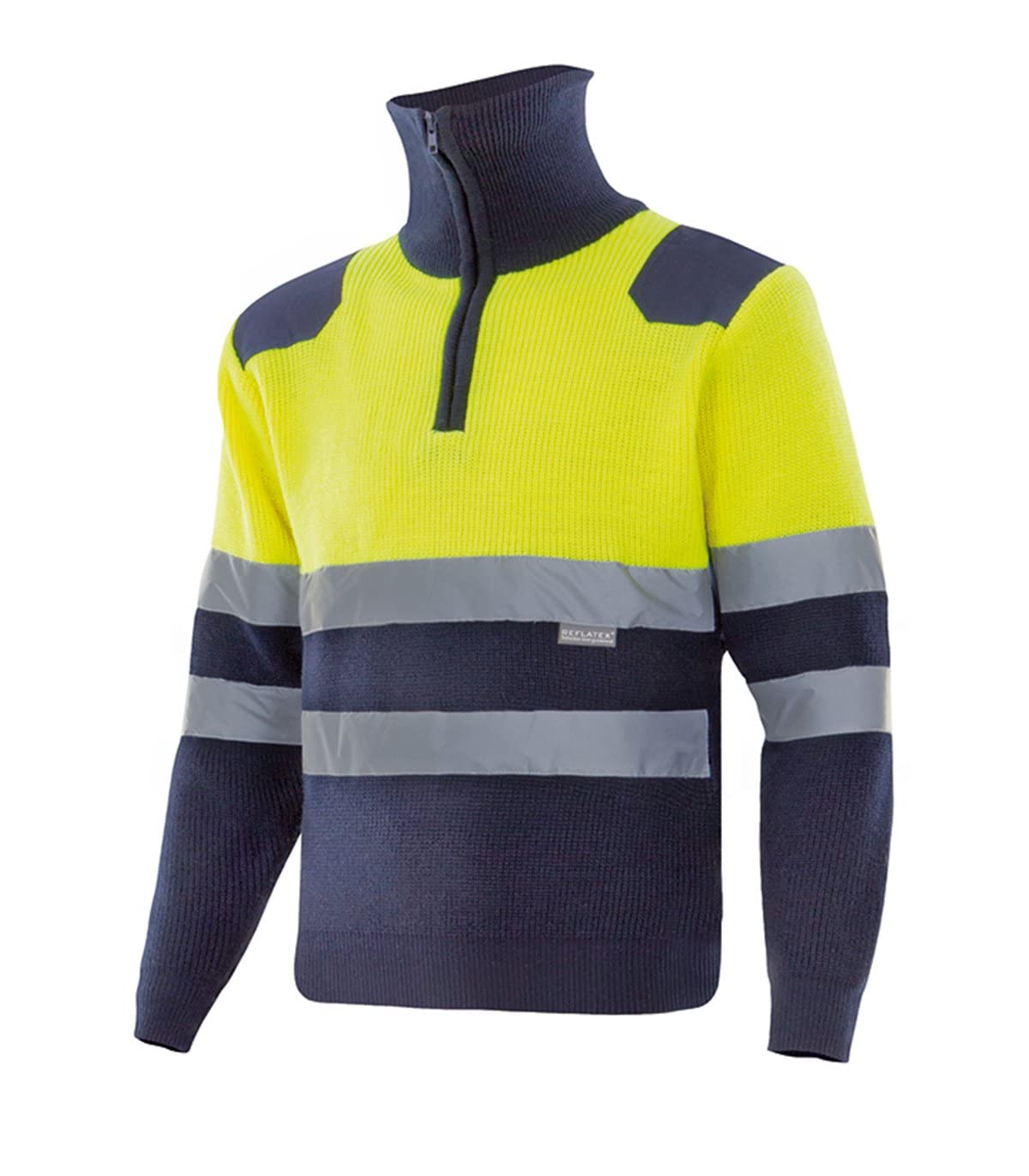 Jersey Bicolor con Cremallera Alta Visibilidad Serie 301001