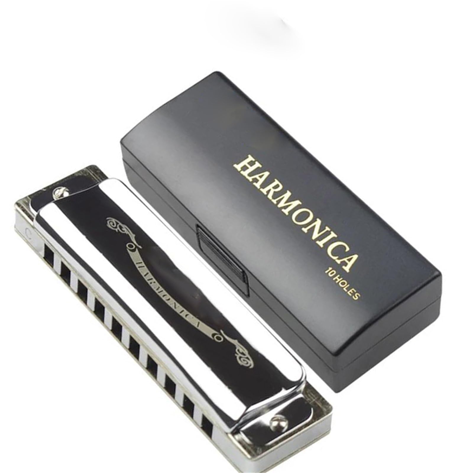 Strumenti Musicali A Fiato Per Arpa Blues Diatonica A 10 Fori Con Pettine In Rame Professionale Armonica per adulti