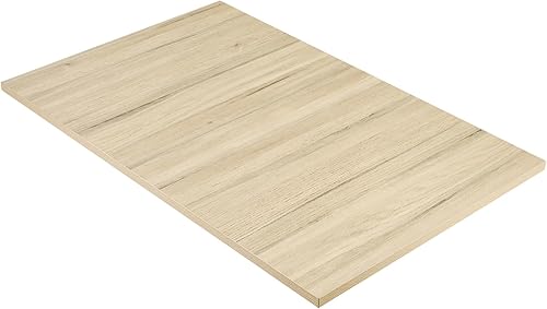 Miniatura 327 de Kaboon Mesa universal de 45.67 x 23.62 pulgadas, escritorio sólido de una pieza, encimera de melamina reversible, escritorios dobles, escritorio en