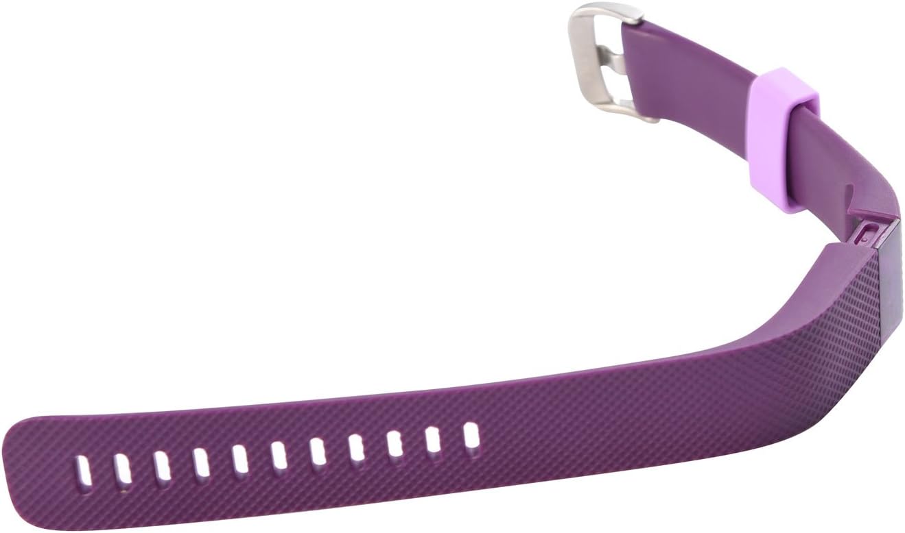 etoper Replacement Large wrist Band for Fitbit Charge HR Wireless Activity Wristband Watch Fitness Tracker WatchBand/Band Silicone Accessories Purple