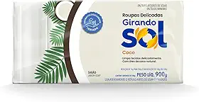 Girando Sol Sabão Em Barra Coco 1Kg