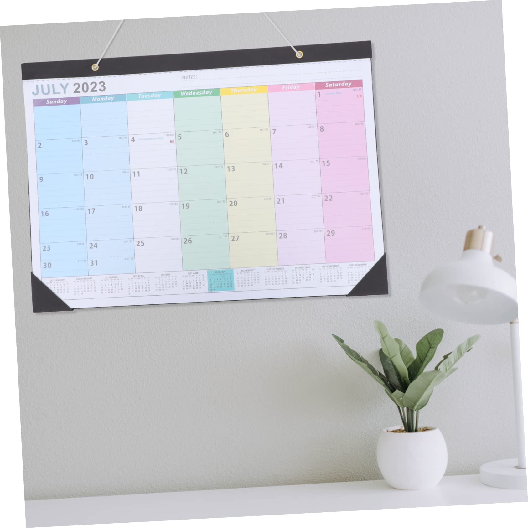 Lurrose 2pezzi Strappabile Inglese Planner Mensile Per Appuntamenti Per e Uffici Design e