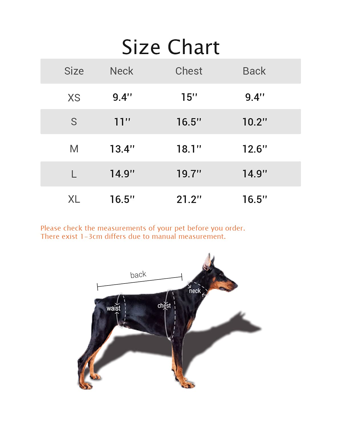 Pull rayé pour chien - Vêtement pour petit chien - Taille M - Gris