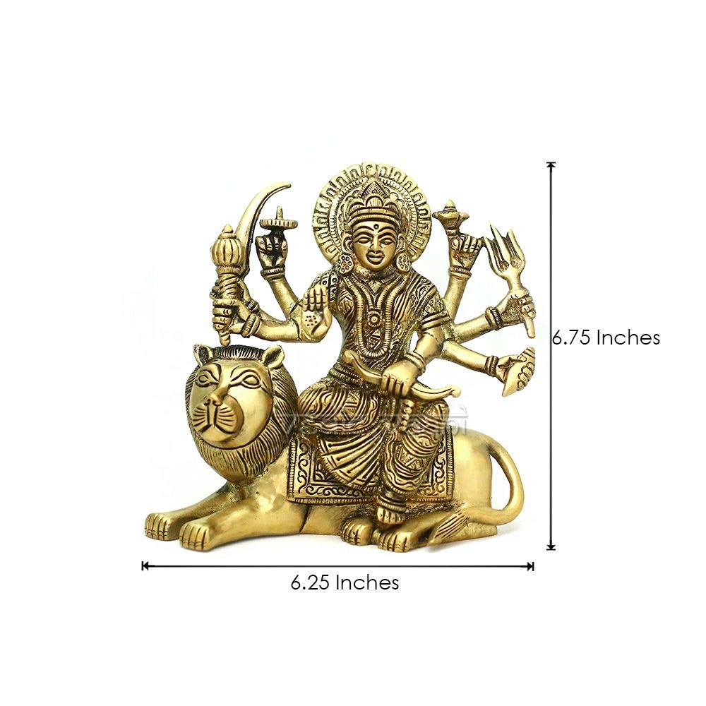 Statue Déesse Kali Mata En Résine - Hauteur 21,6 Cm, Couleur Multicolore, Pour Décoration Ou Culte - 4