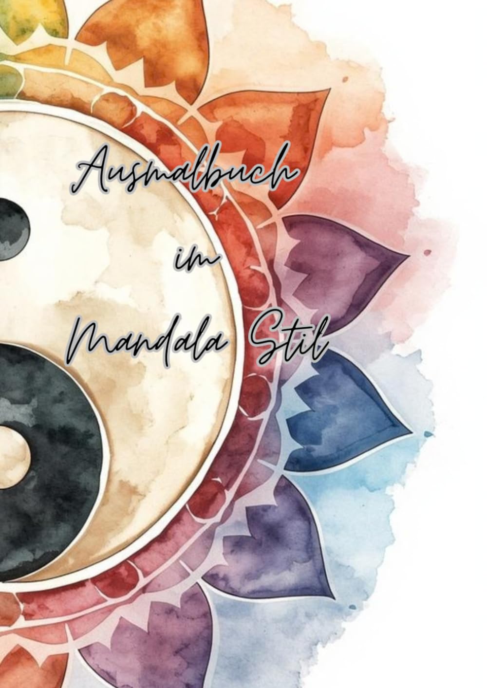 Ausmalbuch im Mandala Stil