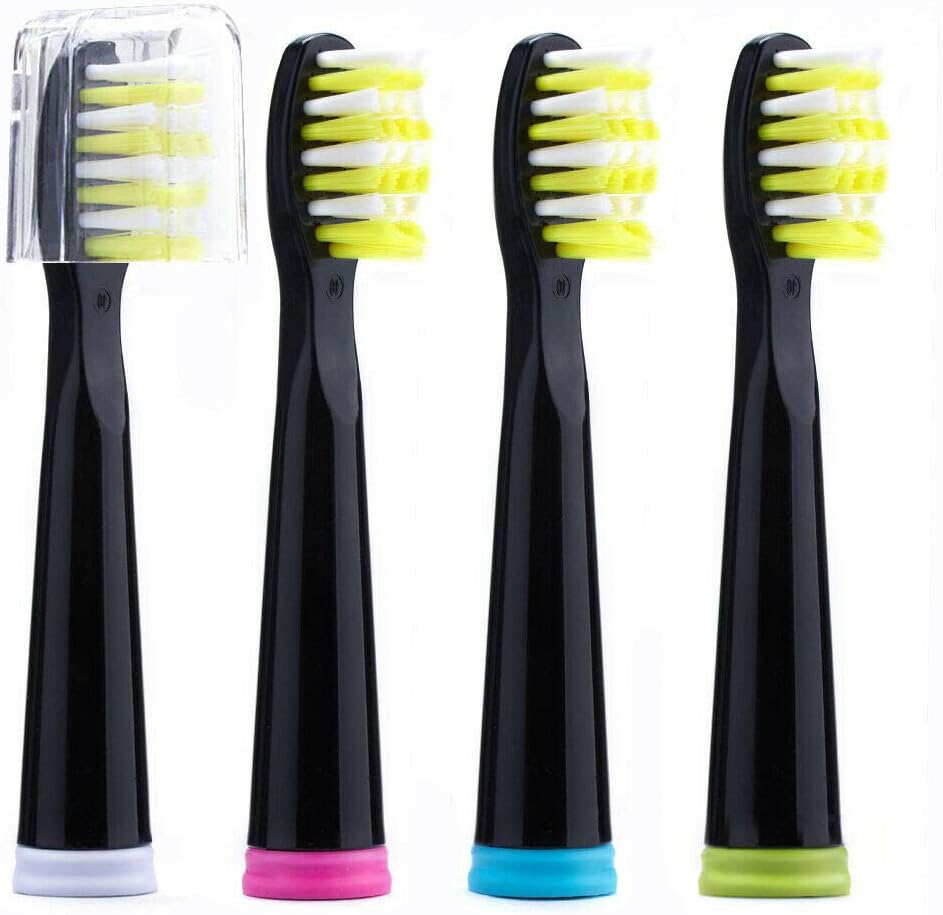 GSParts 4pcs Hard Electric Toothbrush Replacement Heads
