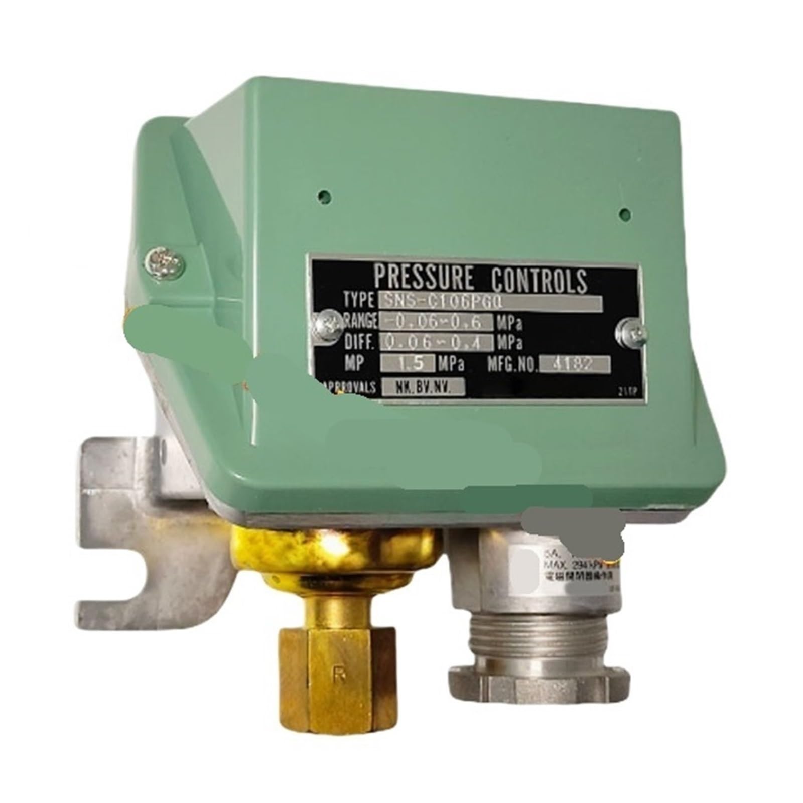 Pressostat SNS-C130PGQ pour stabiliser la pression des compresseurs d'air et réseaux