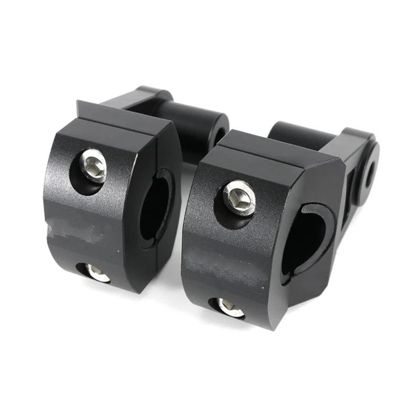 Riser Moto Manubrio Per CR250R Per CR125R Per CR500R 7/8 "22mm Manubrio Moto Fat Bar Mount Morsetti Riser Accessori Moto Riser Manubrio(Black)