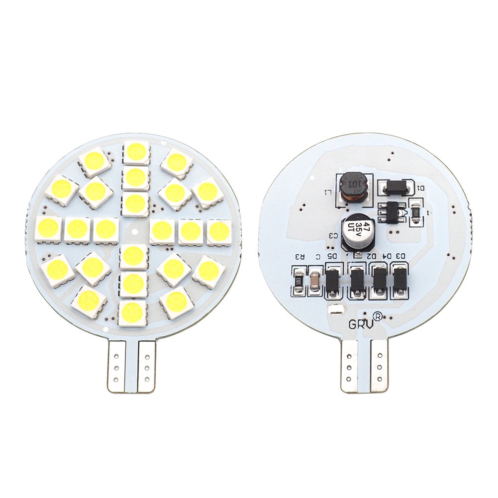 Grv T10 921 194 lampadina LED 24 – 5050 SMD super luminoso lampada 12 V AC/DC 12 V -24 V per camper barca Iandscaping soffitto a cupola luci interne (° generazione)