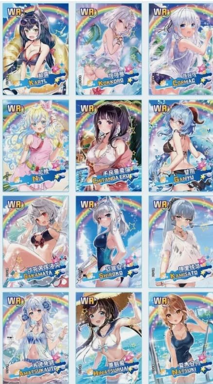 Miniatura 5 de Goddess Story Booster Box Anime Waifu - Juego de cartas coleccionables para fiesta de doncella, fiesta de niña, ACG SAC CCG TCG (EGC 4)