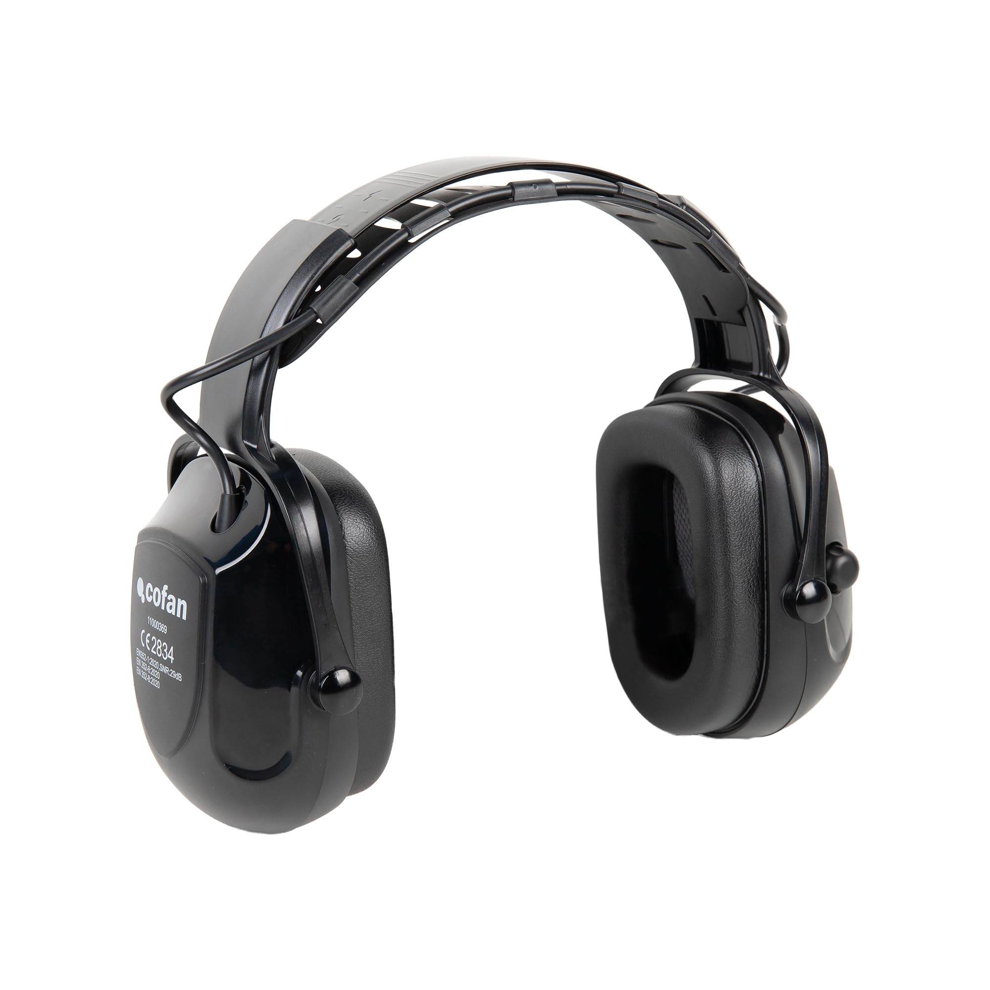 Cofan Cascos Antirruido con Bluetooth | Nivel de Reducción de Ruido (SNR): 29 dB | Protección Auditiva con Micrófono y Control de Volumen