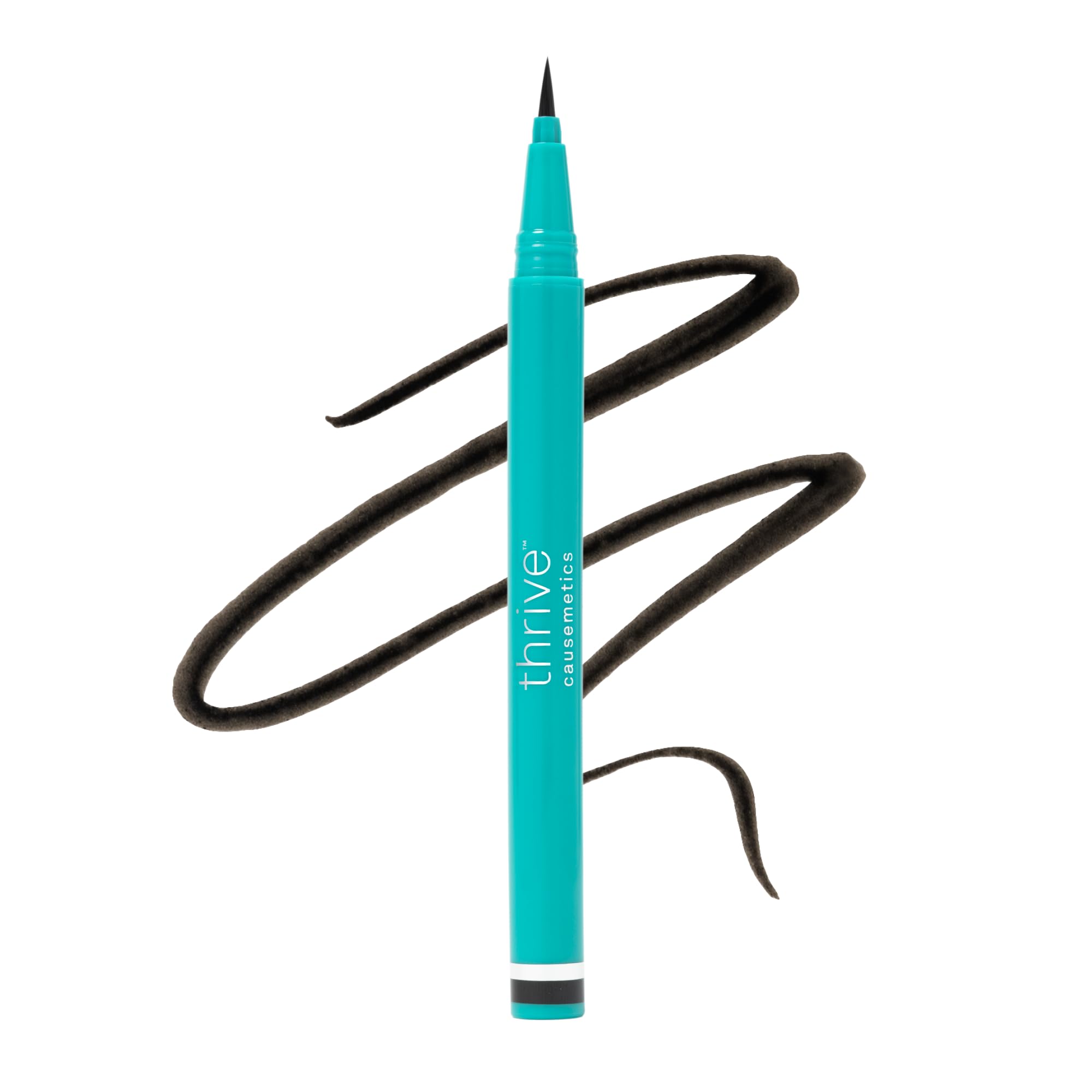 Thrive Causemetics Infinity Waterproof Liquid Eyeliner, Black Matte Shade Lauren (Black Matte)