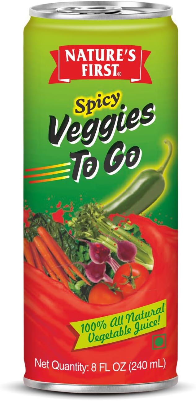 Nature's First Spicy Veggies to Go, 240 ml (Pack of 6)