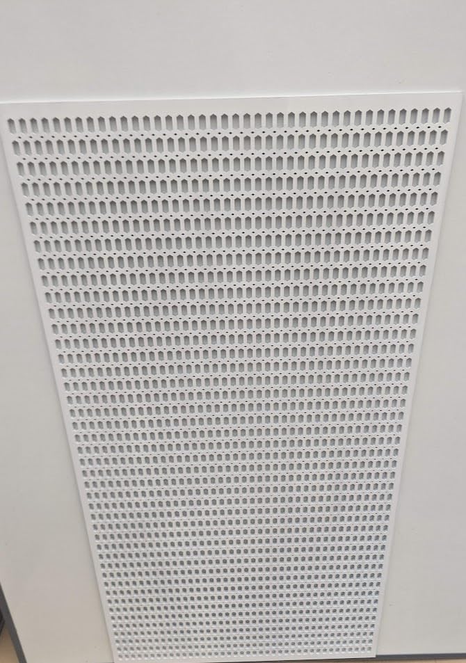 Wooden mesh laser cut in 6mm thick mdf decorative panel for radiator covers, partition walls and home made cabinets (various sizes) pattern (H2O). Made in the UK (Unprimed, 1200mm x 620mm)