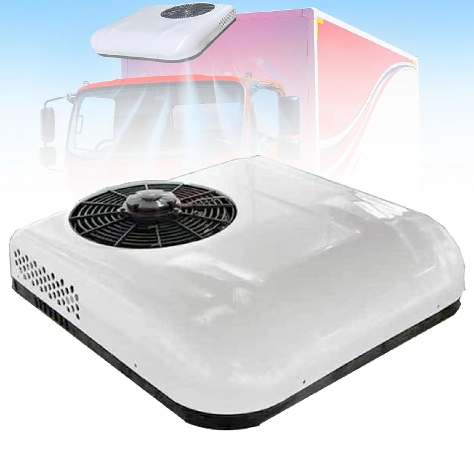 Climatizador de Techo Todo en Uno 12V/24V para Camper y Camión White-12V