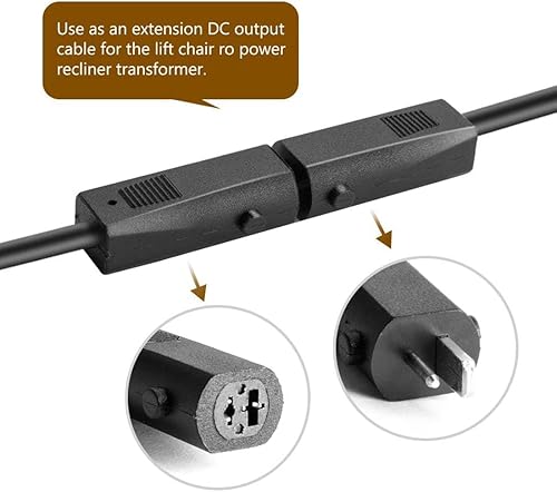 Miniatura 3 de CASIMY Cable de alimentación para sofá reclinable de 29 V, 2 puntas, compatible con CL2902B CL29021 CL2902E CL2902A Ashley Southern Motion Flexsteel