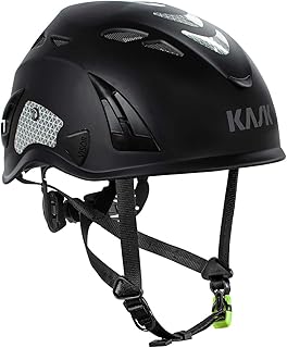 KASK Schutzhelm Superplasma PL HiViz 2.0 Arbeitsschutzhelm, Bergsteigerhelm, Industriekletterhelm - Gr. 51-62 cm Universal-einstellbar, Farbe:schwarz
