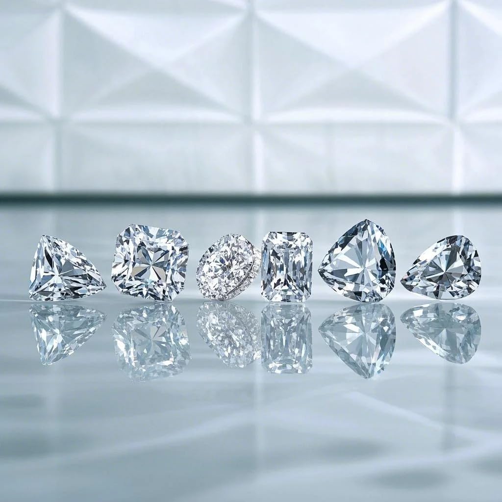 Different Shapes Moissanite D Colorless Loose Gemstone Lab Diamond VVS1 For Jewery Making With GRA Certificate