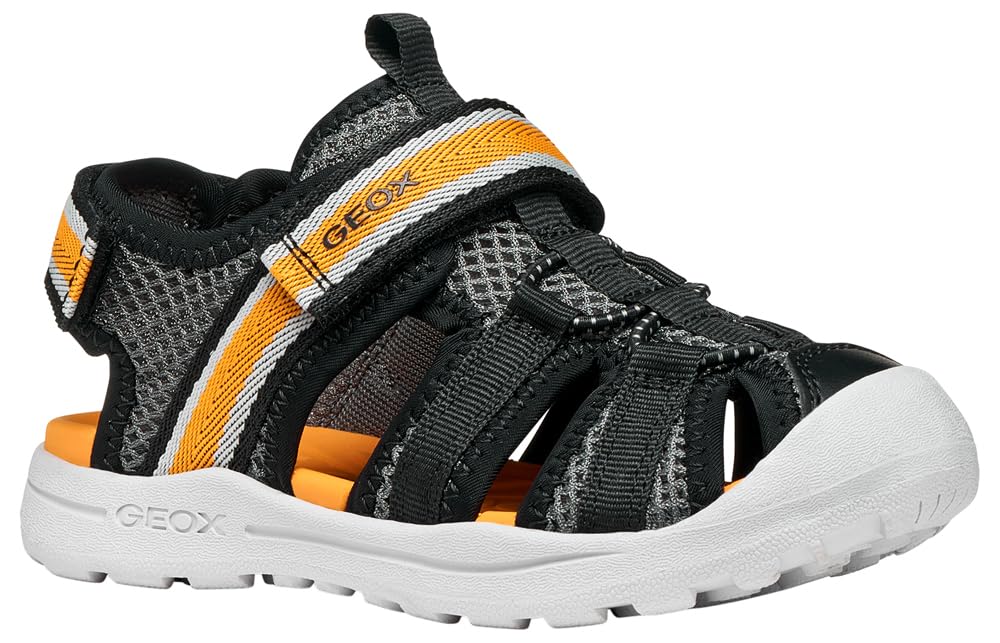 Geox Boy's J Vaniett Sandal, Stone Orange, 26 EU